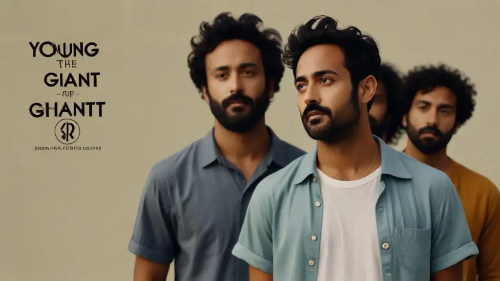 The four men in the band are all wearing shirts. Young the Giant Tour 2025।